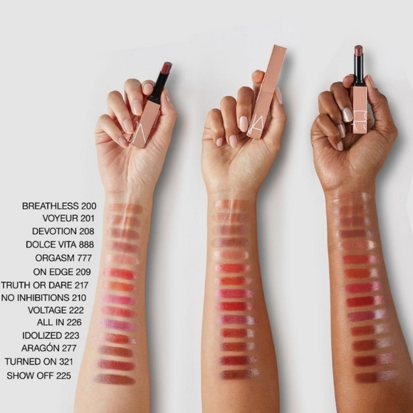 NARS Afterglow Sensual Shine Lipstick: Voltage (222) (Vivid Red), NIB - Picture 2 of 7